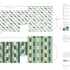 The contractor team followed this tiling plan religiously to achieve the feature floor linking living areas