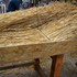Fixing on thatch yelms onto the prefabricated panels