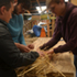 Collaborative learning, passing on the skills of thatching 