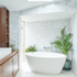 New bright, airy family bathroom