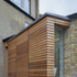Exterior detail with earlier loft scheme above