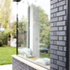External view of teak cill on window seat