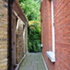 The gap between the buildings before the construction