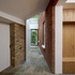 the Link Building - view towards the garden door