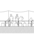 Befriending Kitchen for the British Red Cross by Merrett Houmøller Architects - Section in use