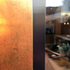 Copper & anodized aluminium detail