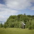 The structure seen in the landscape