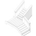 Isometric staircase detail