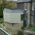 A lead roof tops the extension