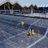 Madrid Barajas Airport under construction