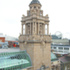 The exterior of the glass conservatory