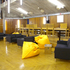 Sofa area and computer station