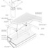 Cut-away isometric of pool and detail at column head