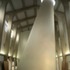 Lumen Church, column and ceiling