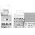West elevation in context