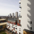 View from Phoenix Heights East looking towards rooftop sports pitch and Barkantine Estate towers