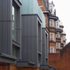 Entrance facade to social housing