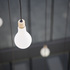 Fibre optics integrated into bulb