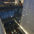 View from top floor looking down into atrium
