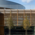 The forecourt and school entrance is used by both sets of primary school pupils