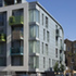 Corner of apartment block