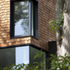 Glazed corner and shingles detail