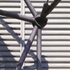 Tubular support structure on Kentish Town Road