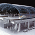 Model showing terminal from the west side