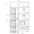 Key section through 78 and 80 Derngate