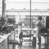 Internal view from laboratories through to test station