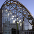 Glazed facade of the new extension