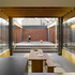 Dining room looking out to external courtyard