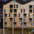 Timber clad facade