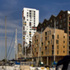 Facade view from marina