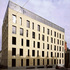 Barcode style sandstone facade