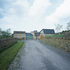 View of approach to the house