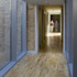 The timber floor in the main circulation space