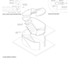 Cut-away isometric and details of staircase