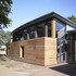 Curving classroom exterior