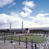 East view of visitors centre