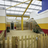 Open-sized play deck to east of school (stair provides access to plant)