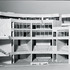 Cutaway model reveals the interior of the aula magna or congress hall