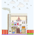Section illustration sky section