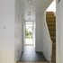 bathroom integrated into hallway