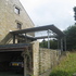 Steel frame erected