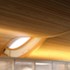 A glazed eyelet allow natural light into the building