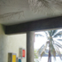 During casting ceilings are imprinted with palm fronds