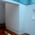 Looking up from hall into master bedroom