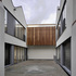 Courtyard with car turntable