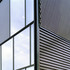 The weave-patterned aluminium profiles of the performance centre
